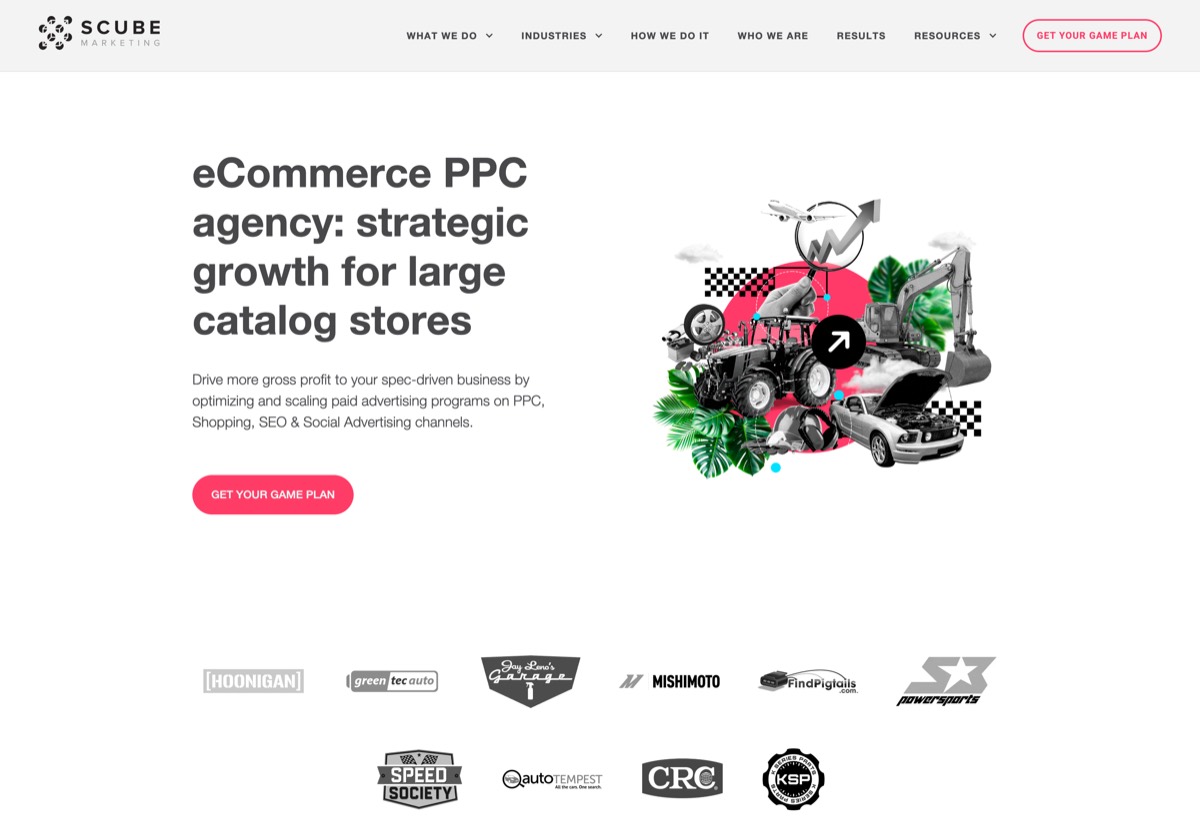 Scube Marketing — large-catalog eCommerce PPC agency