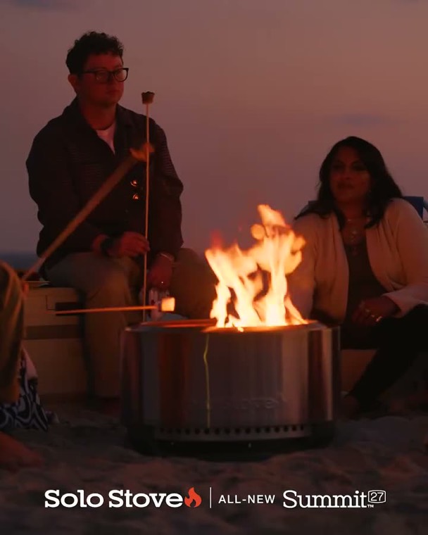 Facebook ad example — Solo Stove Summit fire pit launch video ad