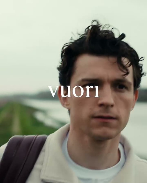 Facebook ad example — Vuori Tom Holland celebrity edit video ad