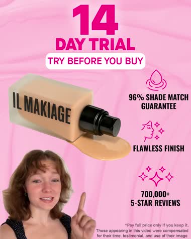Creator reacting to the Il Makiage trial offer