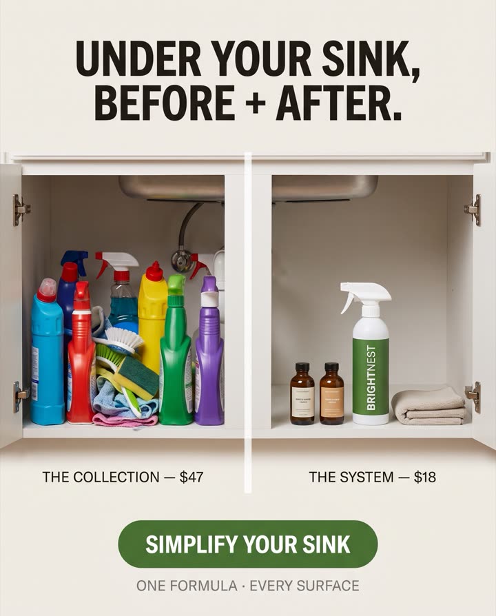 AI-generated Before / After ad