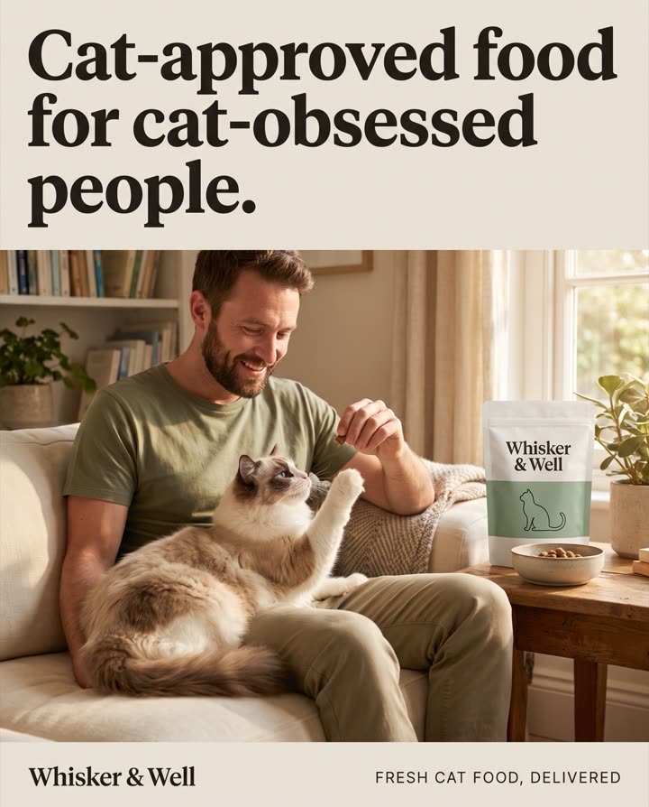 AI-generated Editorial Serif ad